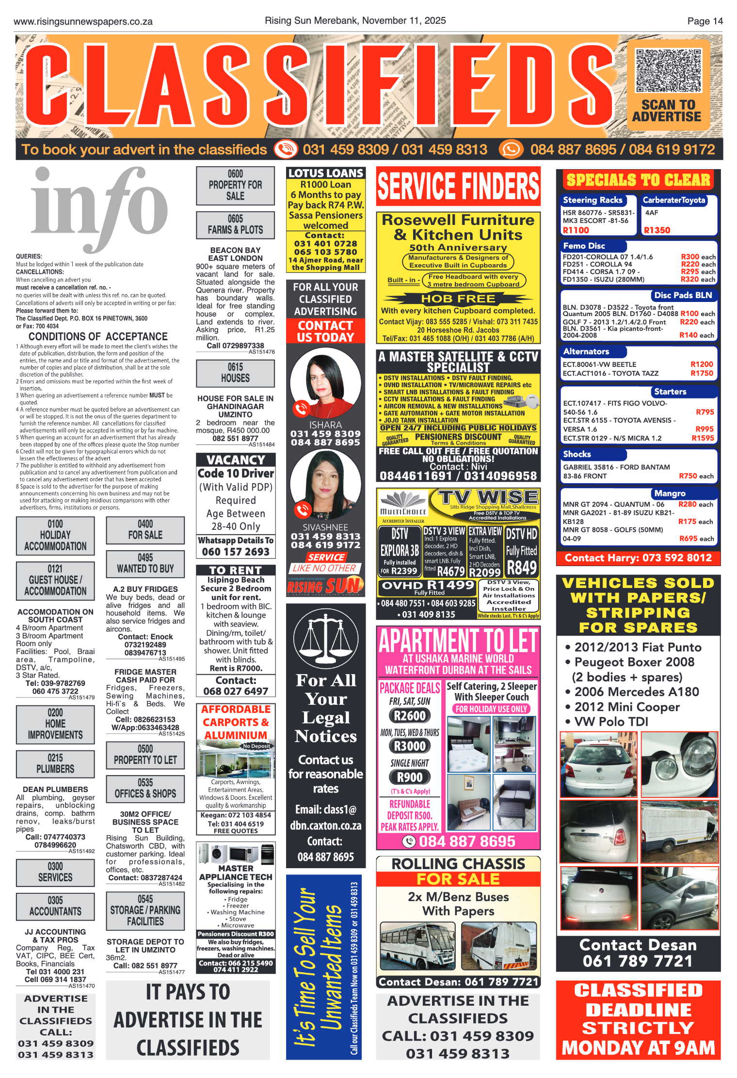 Rising Sun Merebank E-Paper, November 11, 2025 page 14