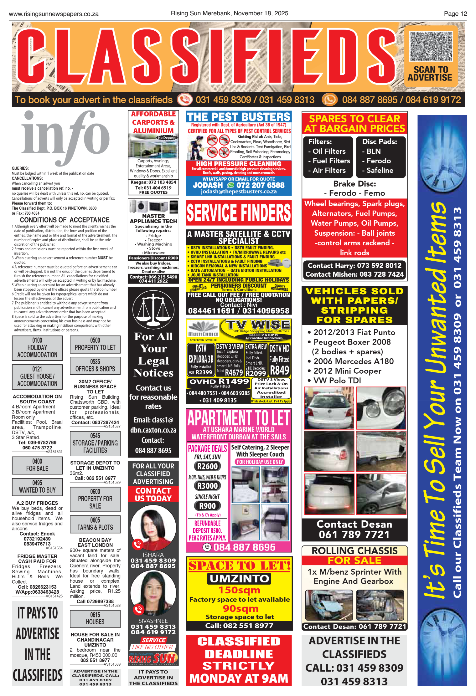 Rising Sun Merebank E-Paper, November 18, 2025 page 12