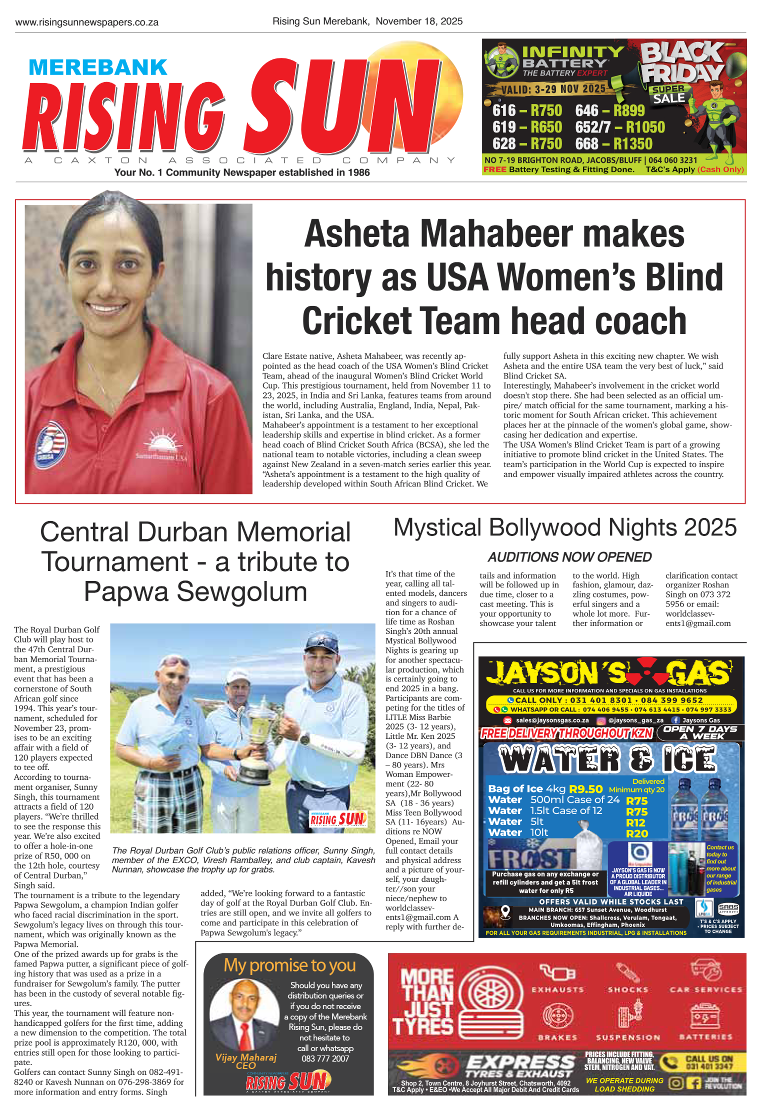 Rising Sun Merebank E-Paper, November 18, 2025 page 13