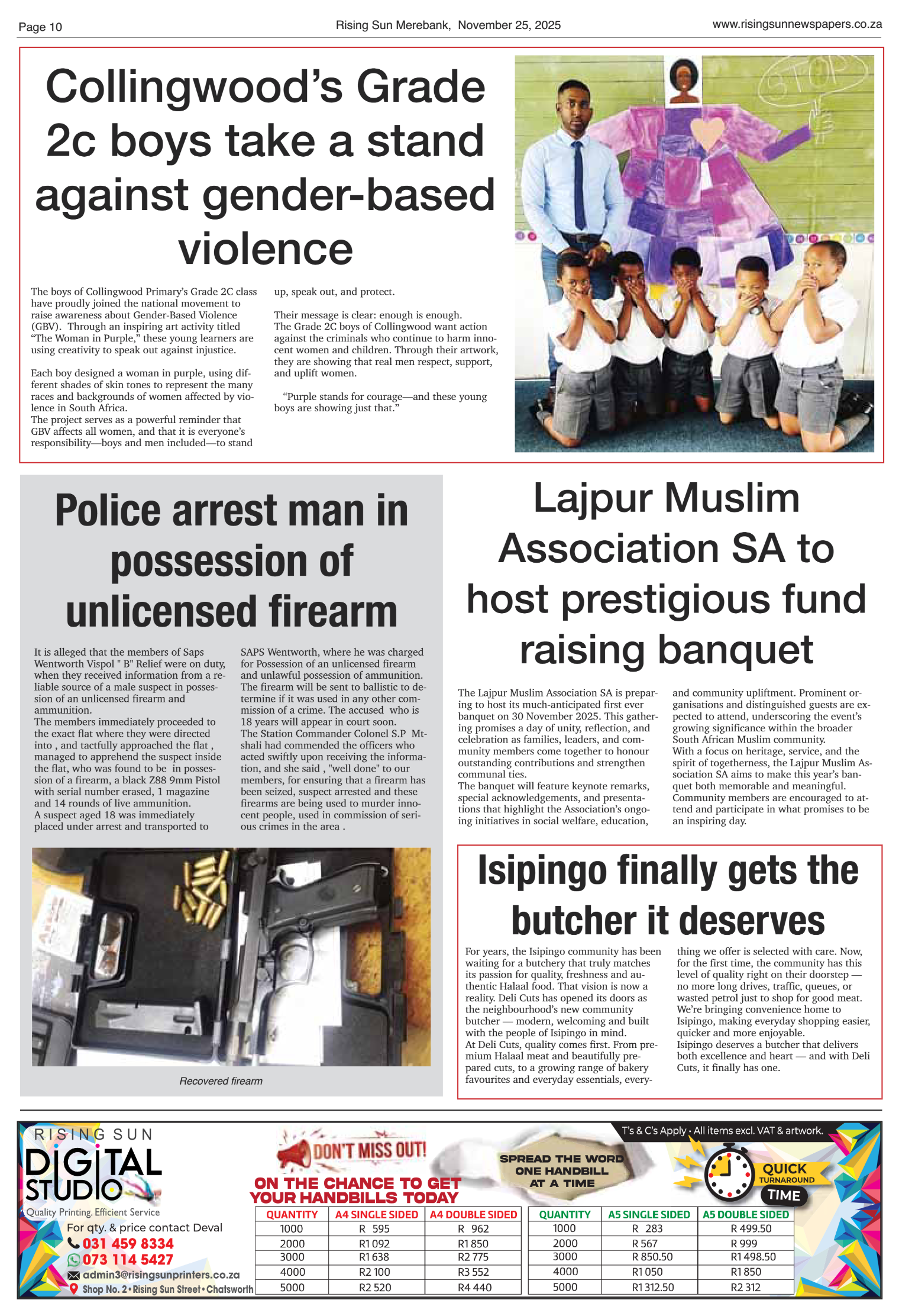 Rising Sun Merebank E-Paper, November 25, 2025 page 10