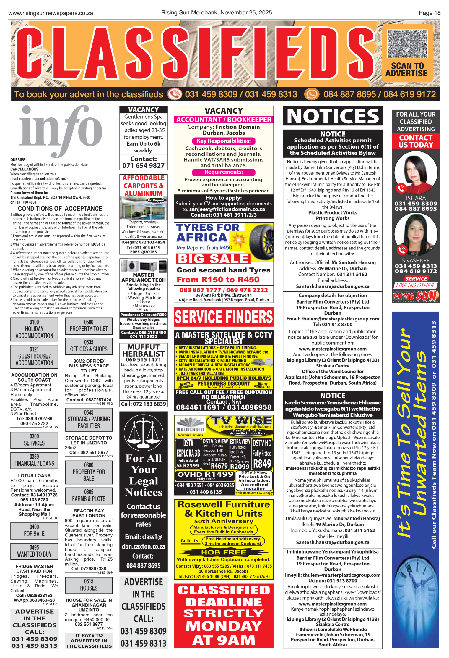 Rising Sun Merebank E-Paper, November 25, 2025 page 18