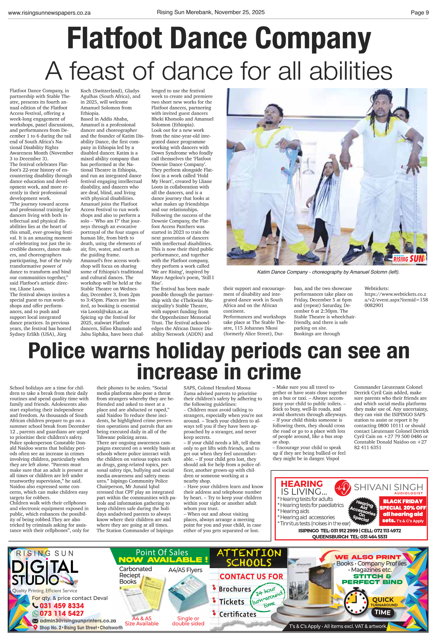 Rising Sun Merebank E-Paper, November 25, 2025 page 9