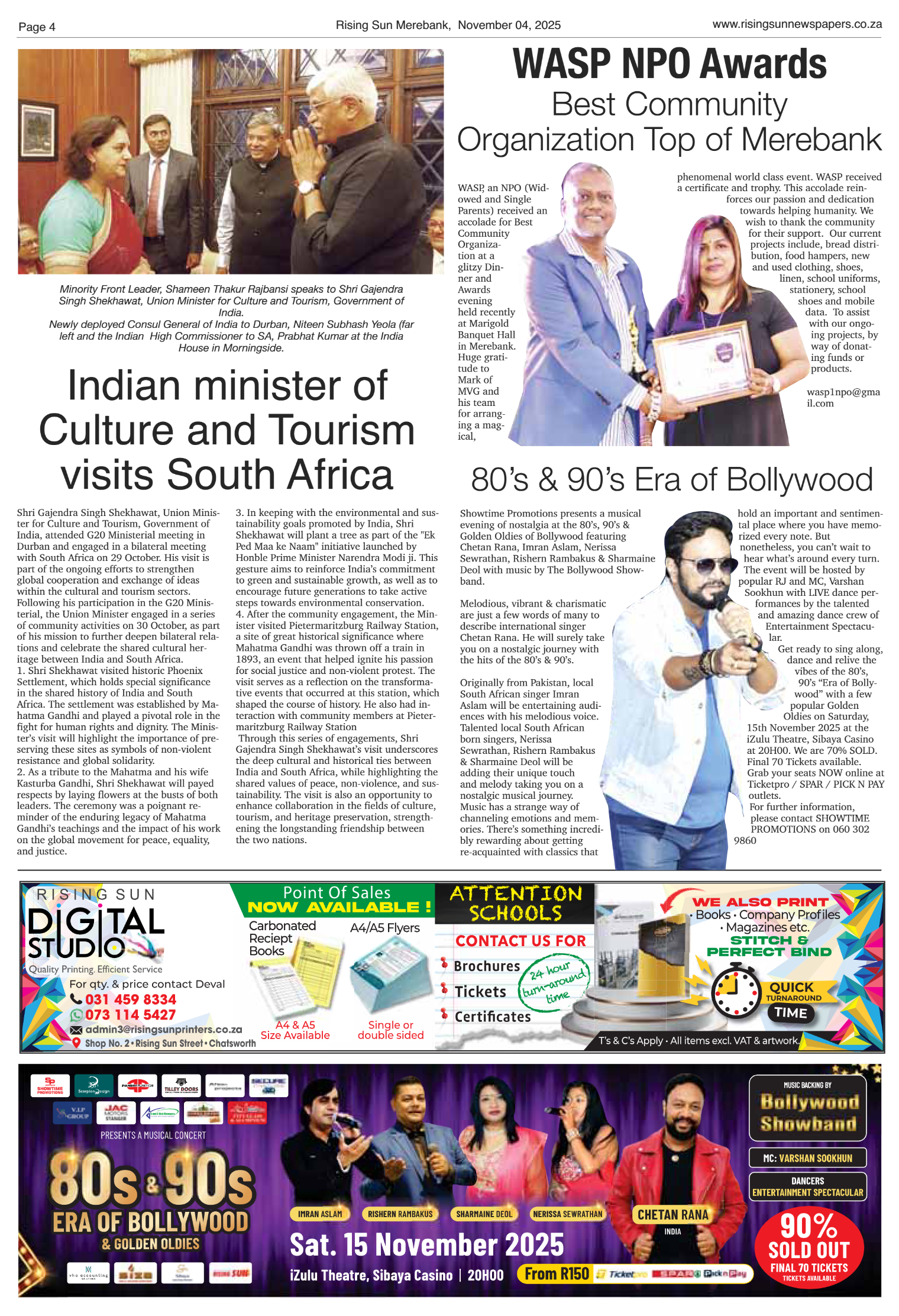 Rising Sun Merebank E-Paper, November 4, 2025 page 4