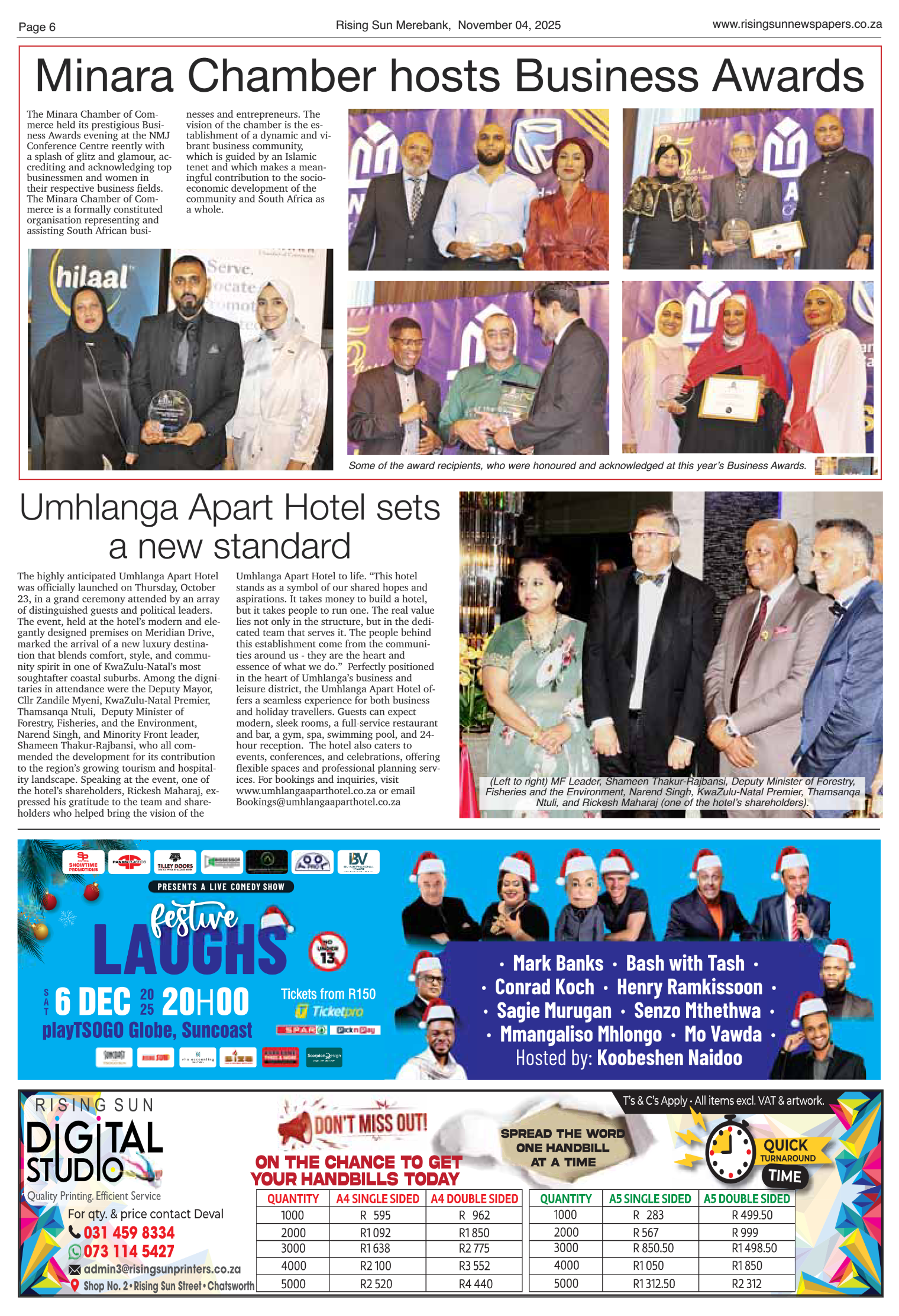 Rising Sun Merebank E-Paper, November 4, 2025 page 6