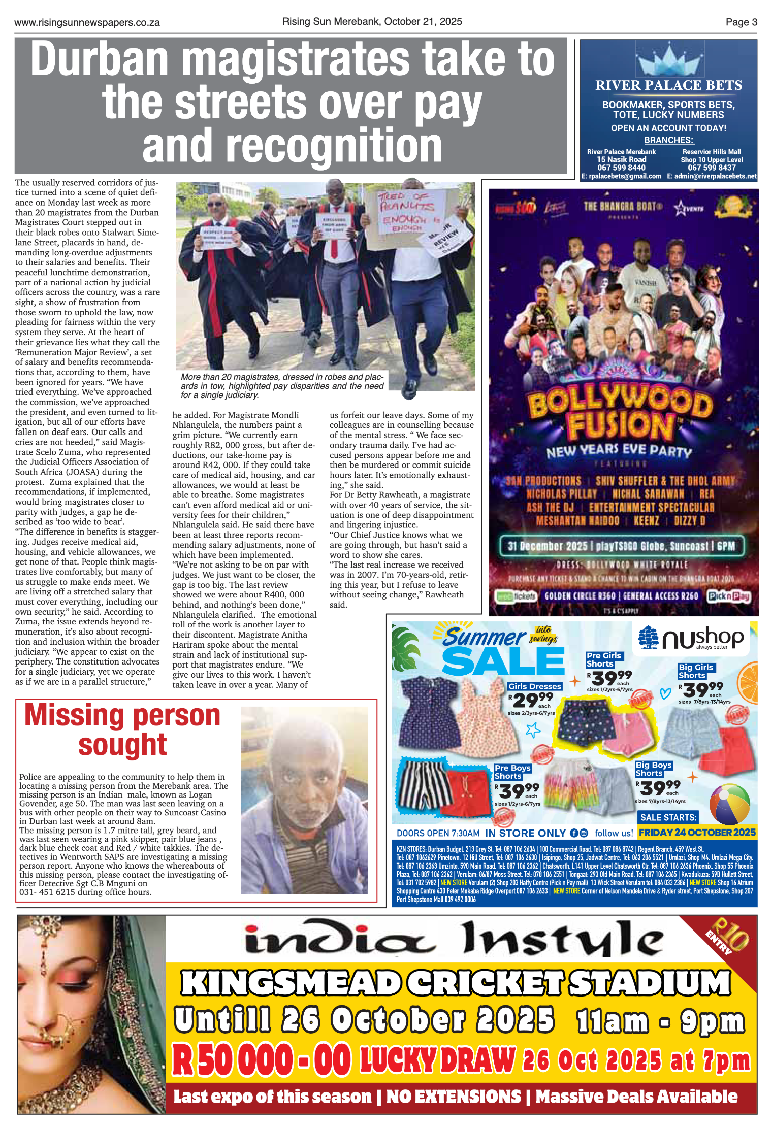 Rising Sun Merebank E-Paper, October 21, 2025 page 3