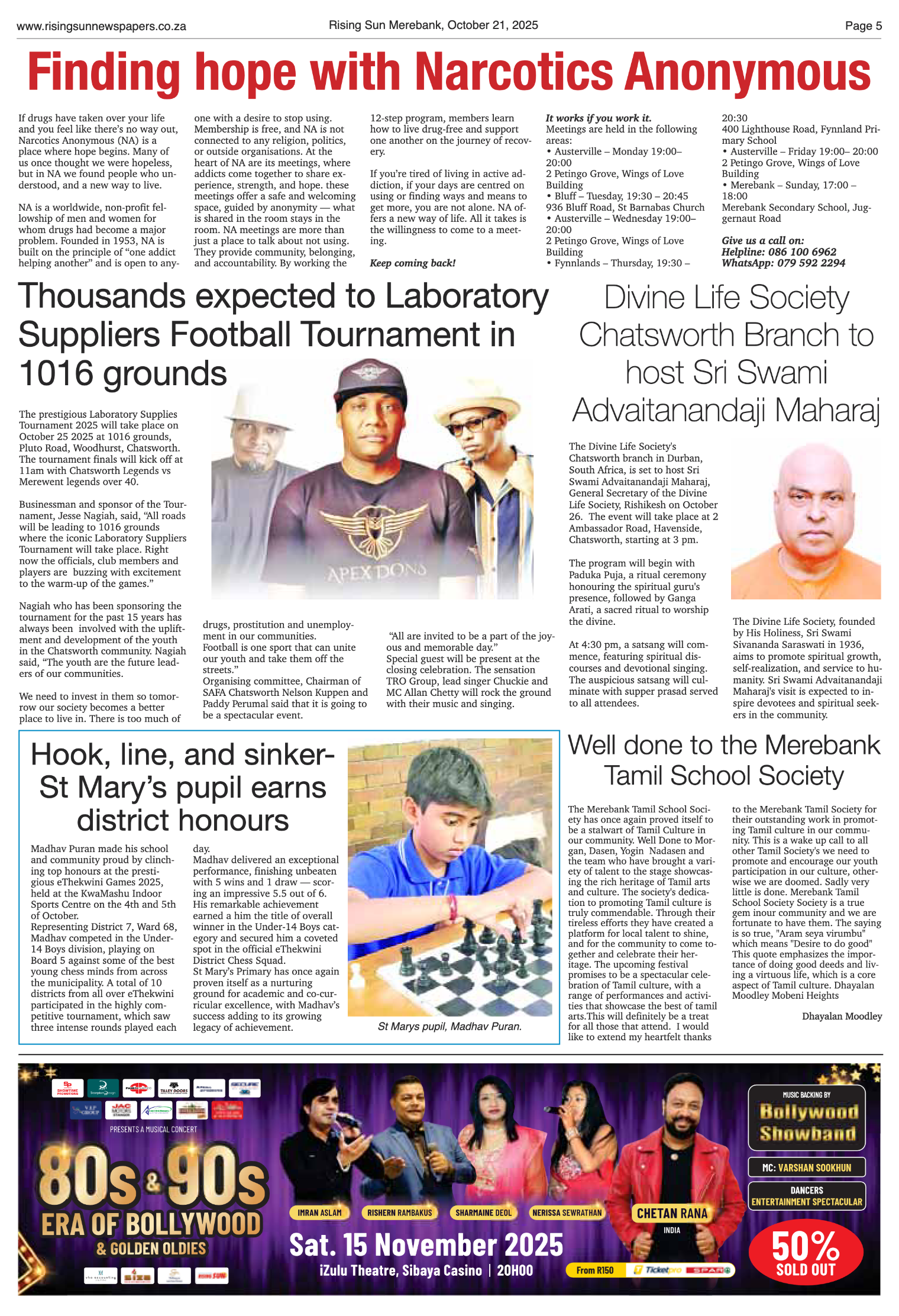 Rising Sun Merebank E-Paper, October 21, 2025 page 5