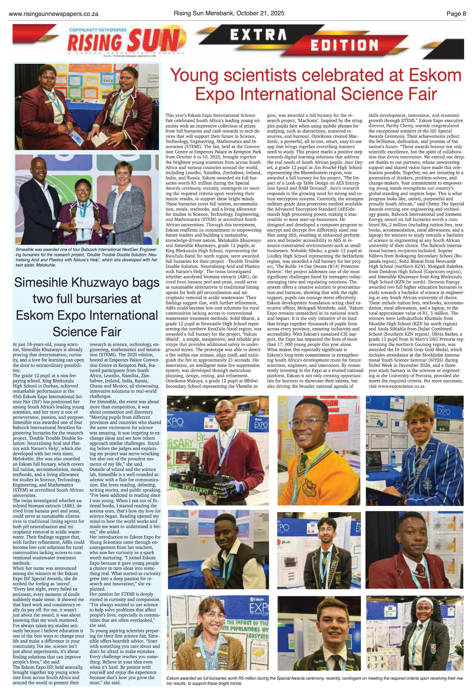Rising Sun Merebank E-Paper, October 21, 2025 page 8