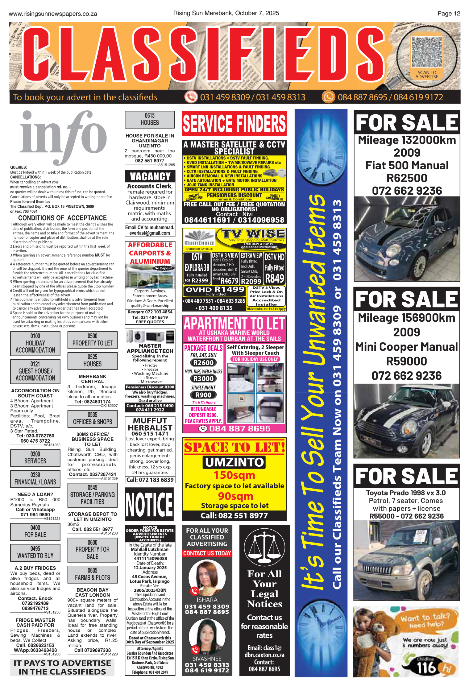 Rising Sun Merebank E-Paper, October 7, 2025 page 12