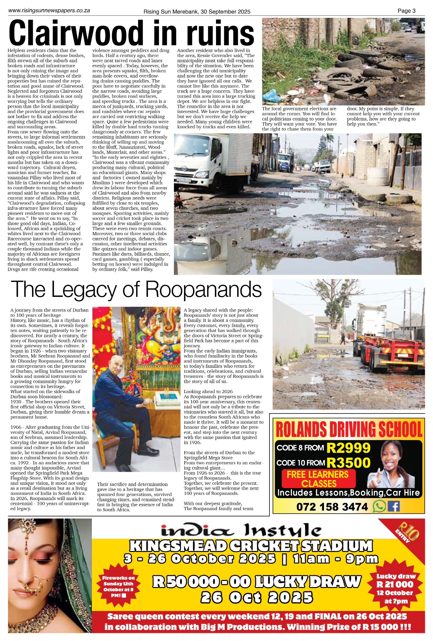 Rising Sun Merebank E-Paper, September 30, 2025 page 3