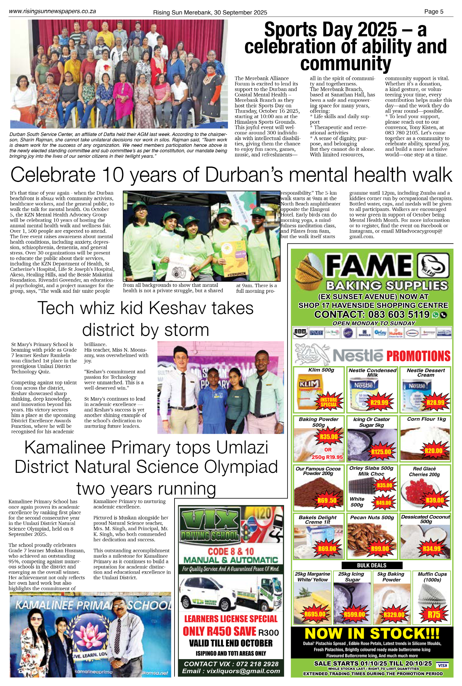 Rising Sun Merebank E-Paper, September 30, 2025 page 5